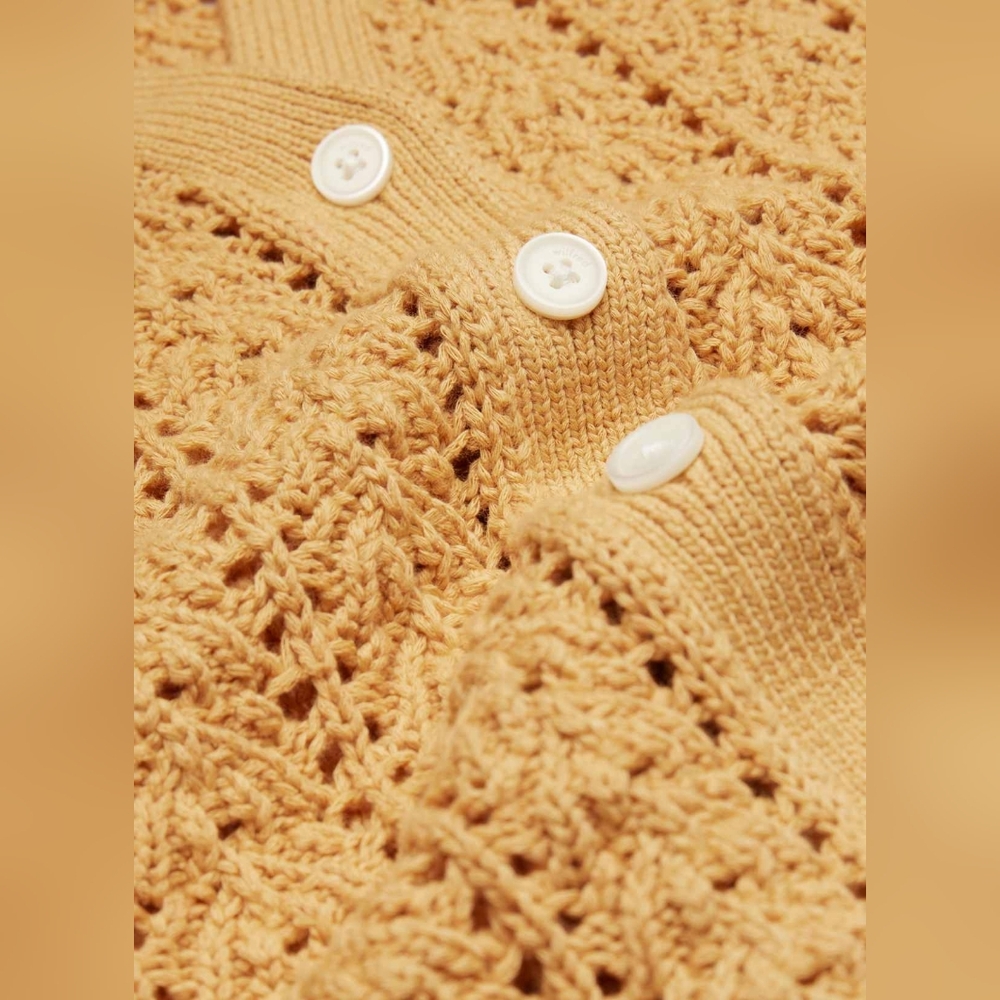 Wilfred Splendour Cardigan in Apricot Peach - Size S - Picture 10 of 12